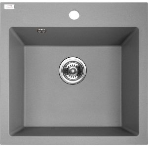 Laveo Alena Granite Sink 1 Bowl - Grey