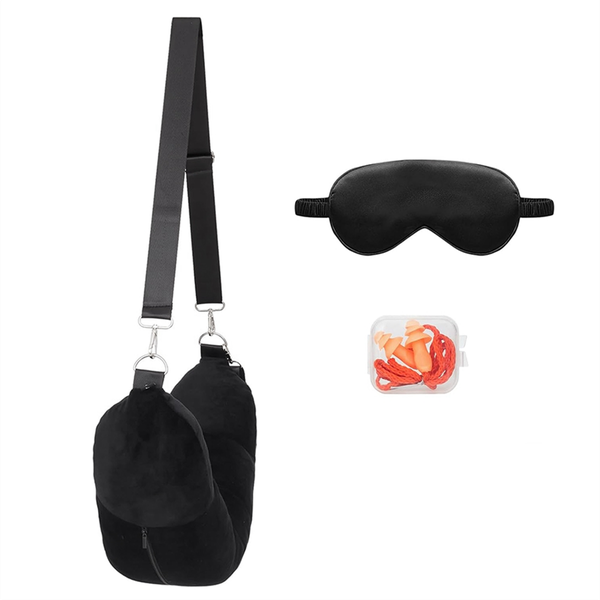 Travel Neck Pillow Stuffable with Clothes, Stuffable Neck Pillow