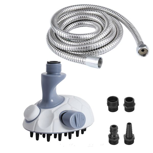 Multi-Functional Handheld Pet Shower Sprayer with 4 Hose Adapters