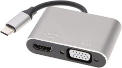 Type-C To HDMI/VGA Video Converter Adapter HUB