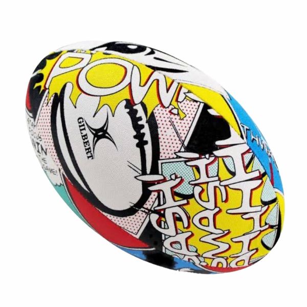 Gilbert Rugby Ball Focus Comic Design Size 5
