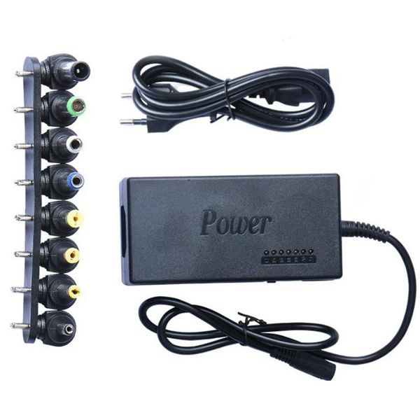 96W Universal Laptop Charger - Adjustable 12V to 24V