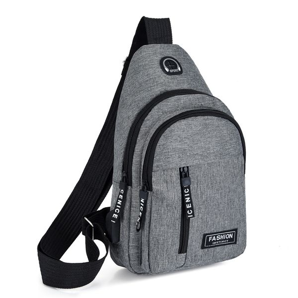 Anti-Theft Sling Bag for Men - USB Charging Travel Pack