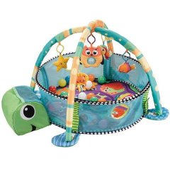 Totland 3 in 1 Baby Activity Gym and Ball Pit Play Mat, Turtle