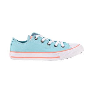 Converse JuniorAll Star LO - Aqua/Crimson