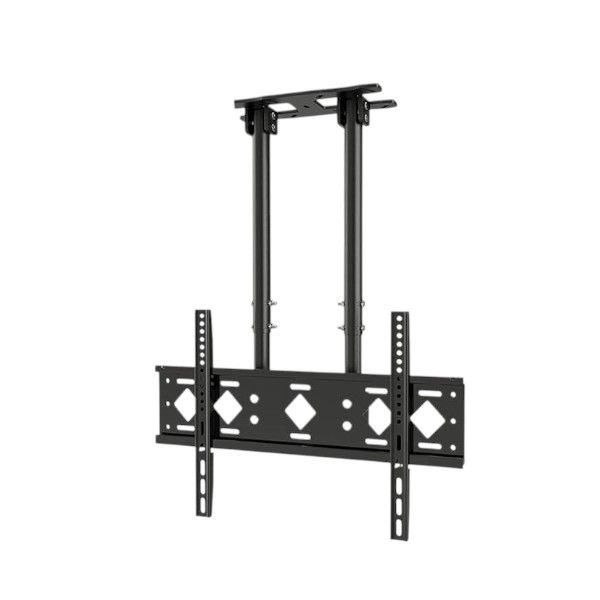 DJ07 40-85 Ceiling Mount TV Bracket with 2 Poles Extra Hold + Ringstent