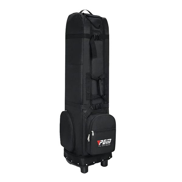 PGM - Foldable Golf Aviation Bag - Waterproof Golf Travel Clubs Bag with Wheels