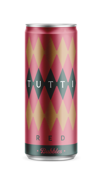 Tutti - Red Sparkling Wine - 24 x 250ml Cans