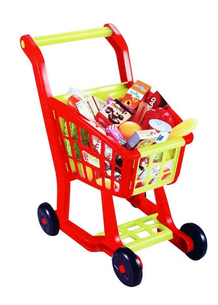 New Style Kids Plastic Supermarket Trolley Shopping Cart