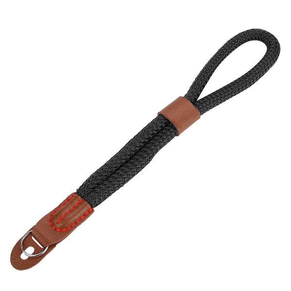 Black Breathable Camera Wrist Lanyard