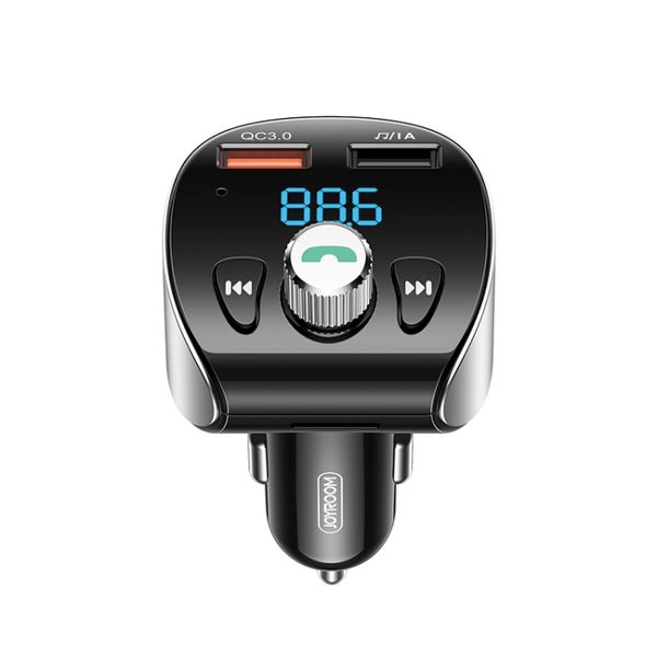 Joyroom JR-CL02 2 Port Car Charger with Bluetooth Audio &amp; FM Transmitter
