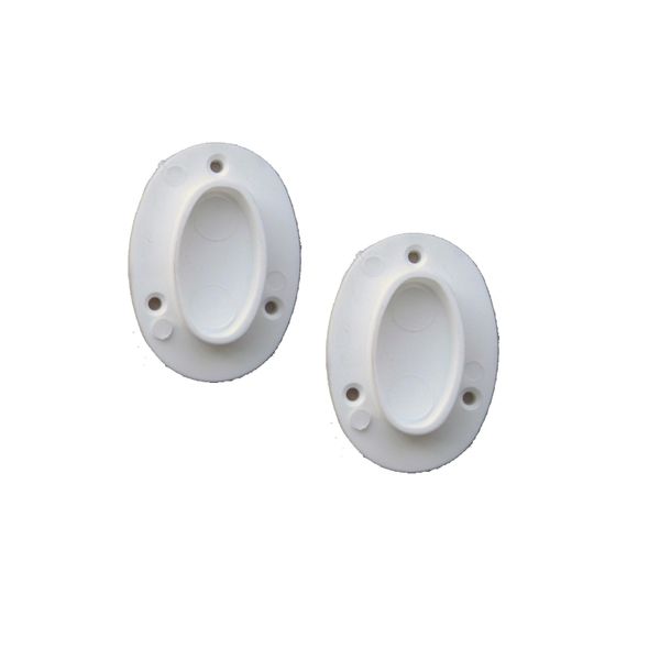 ROCO Prepack Clothes Rail Oval Tubing Holder ( 2 Per Pack )