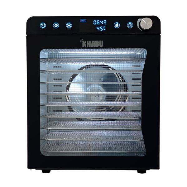 Kalahari Khabu KK10 Digital Food Dehydrator - Stainless Steel Cabinet