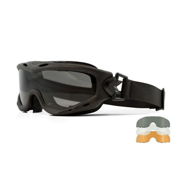 Wiley X Spear Multi Lens Glasses with Matte Black Frame (3 Lenses)