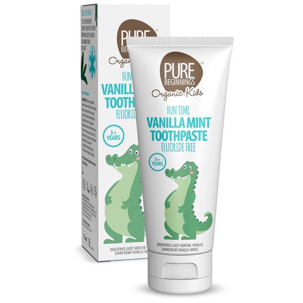 Pure Beginnings - Vanilla Mint Toothpaste with Xylitol - White