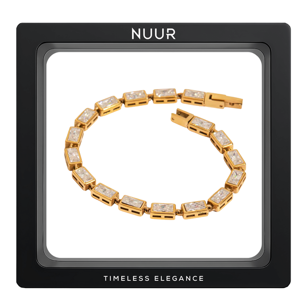 NUUR Selene Bracelet - 18K Gold-Plated, Non-Tarnish, Stainless Steel