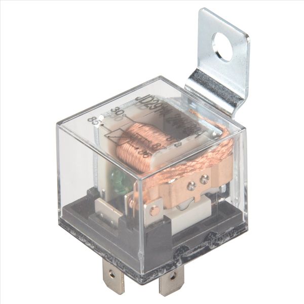 Dc 24V 80A 1No 1Nc Spdt 5 Pins Green Indicator Compatible with Universal