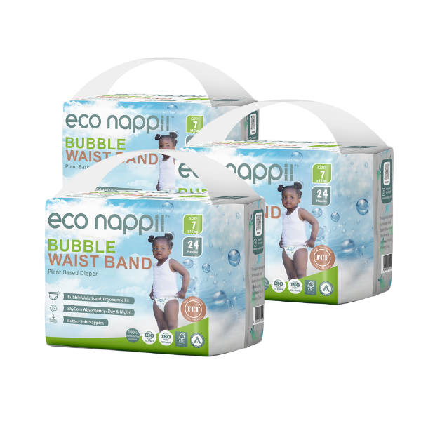 Eco Nappii Organic Baby Pull Up Nappies Mega Master Size 7