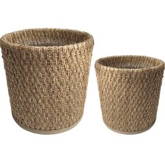 Seagrass Planter Basket - Set of 2