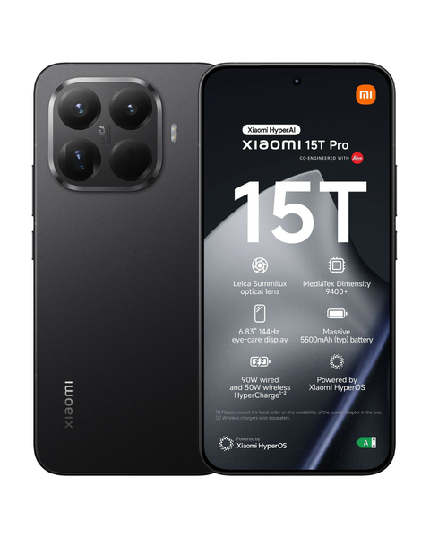 Xiaomi 15T Pro Dual Sim 12 GB RAM + 1 TB ROM - Black