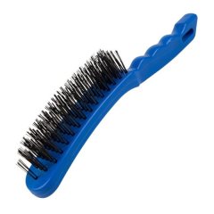 Wire Brush 5 Row S/S Bristle Polyhandle - 3 Pack