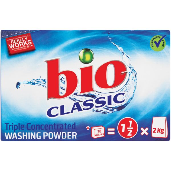 Bio Classic Triple Action Washing Powder Box 750g