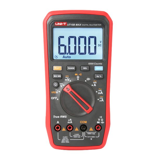 UNI-T UT15B MAX True RMS Digital AC/DC Multimeter