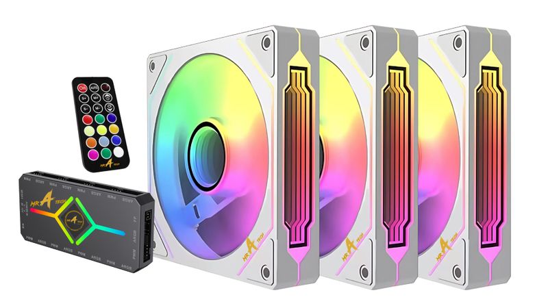 Gaming Fan 120mm-Silent Fan ARGB,Clooing Fans,Speed Control Chassis Fans-V2