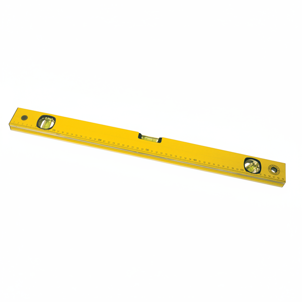 Aluminum Carpenter's Level 120cm with 3 Vials for Precision Measuring
