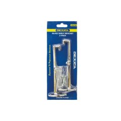 Dejuca - Glass Shelf Brackets - Cp - 2/Card - 8 Pack