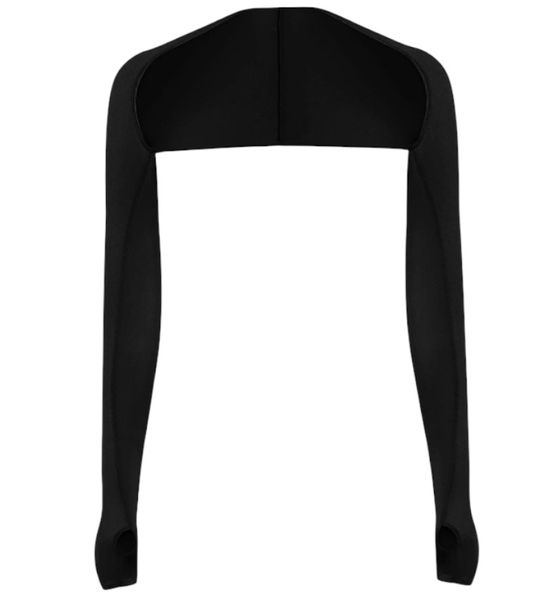Moisture Wicking Cooling Arm Sleeves - Black