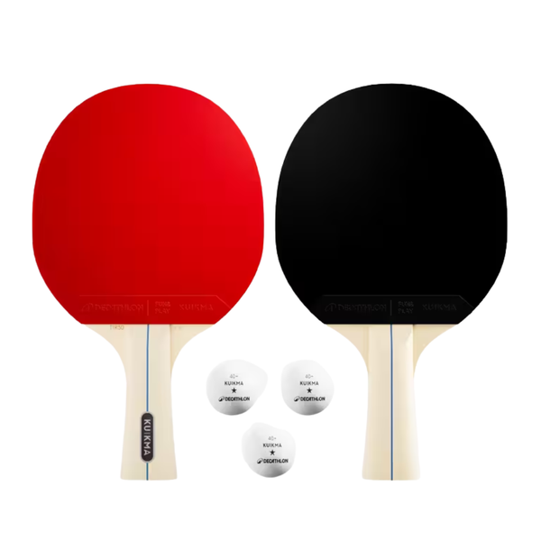 Kuikma Set of 2 Bats TTR 50 Versatile 2 Star Leisure + Balls