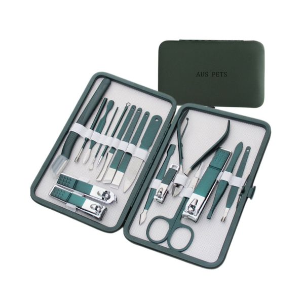 18 Pieces Nail Clippers Set Fingernail and Toenail Clipper Cutters