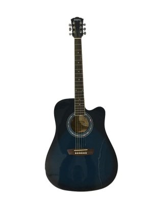 Washburn WA90CEBL Acoustic Electric Dreadnought Guitar in Blue