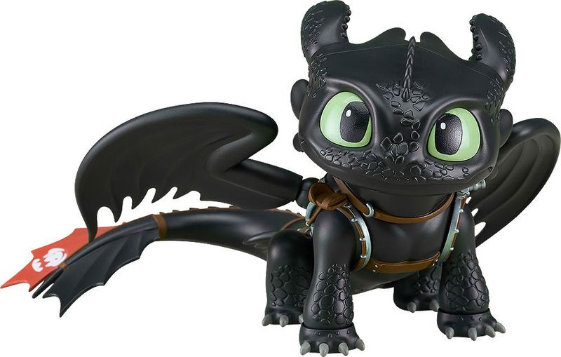 Toothless joint movable face changing anime figurine