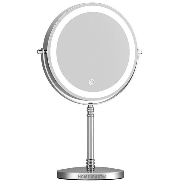 Makeup Mirror With LED Lights Rechargeable USB &amp; 10x Magnifying Mirror