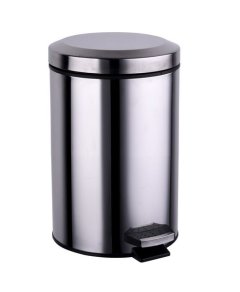 SDS Stainless Steel Pedal Waste Bin - 12 Litre 12L