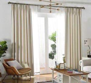 DOT Readymade 60% Blackout Taped Curtain - Cream