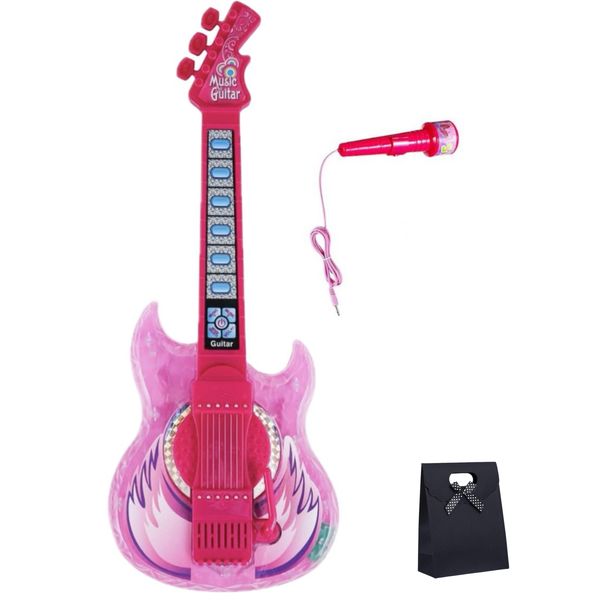 Children's Music Guitar with Microphone &amp; Gift Bag