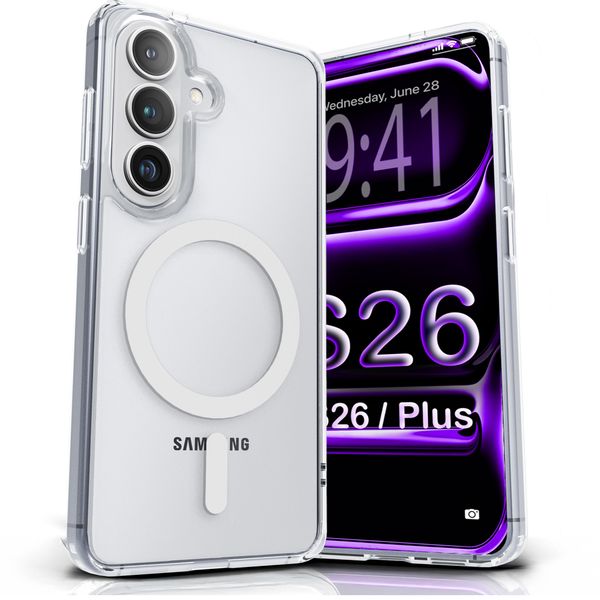 ORRO Clear Case for Samsung Galaxy S26 / S26 Plus - Compatible with MagSafe