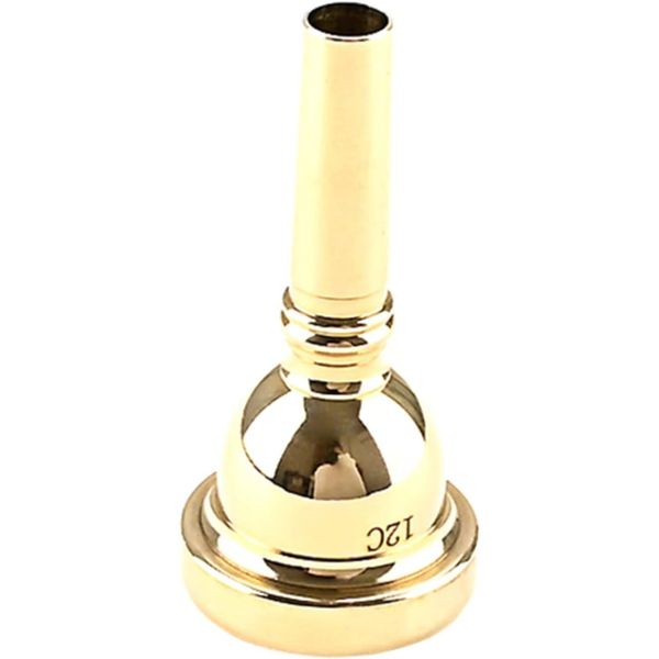 Gold Plated Trumpet Mouthpiece Durable Easy to Clean Music Instrument