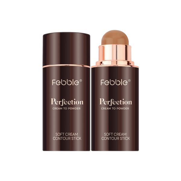 Febble Perfection Airy Cream Smooth Contour Stick Bronzer Long-Lasting