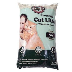 Sprogley Premium Cat Litter with Odour Control - 3.5kg
