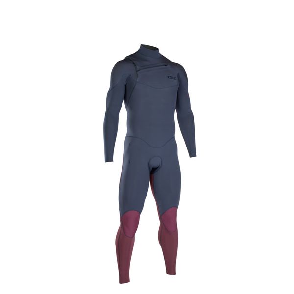 ION Wetsuit - Onyx Core FZ 4/3 2019 - Slate Blue/Red