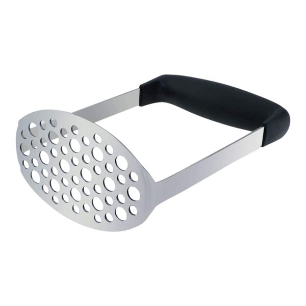 Potato Masher 17.5x7x12cm Steel with Black Handle