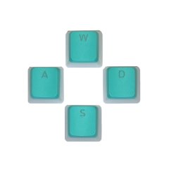 Royal Kludge Pudding Keycaps - Cyan