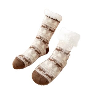 Tamin's warm slipper sock - coffee