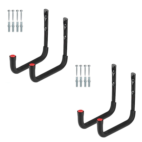 2x Kayak Racks Heavy Duty Wall Mounted Kayak Storage Hooks Hangers