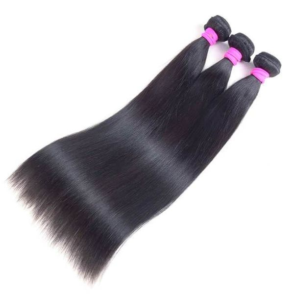 3 Piece Straight Bundles Human Hair Unprocessed Virgin Brazilian Straight