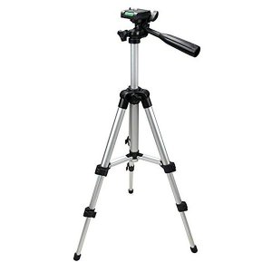 Raz Tech Foldable Camera Tripod with Mobile Clip Holder Bracket
